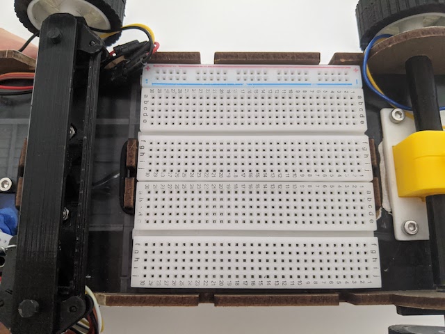 Breadboard unter T1