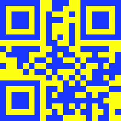 Beispiel-QR-Code des Levels M