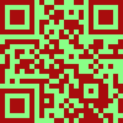 Beispiel-QR-Code des Levels Q