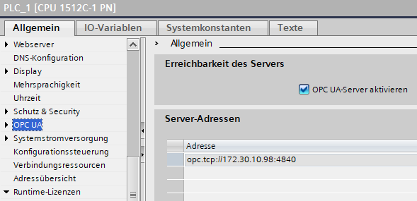 SPS_06_OPCUA_aktivieren