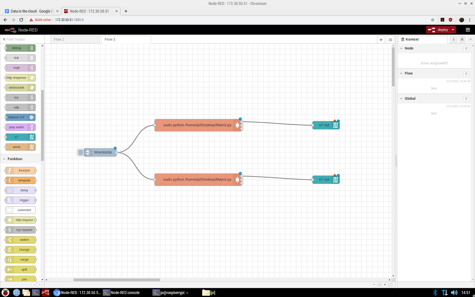 NodeRed S7-Bausteine